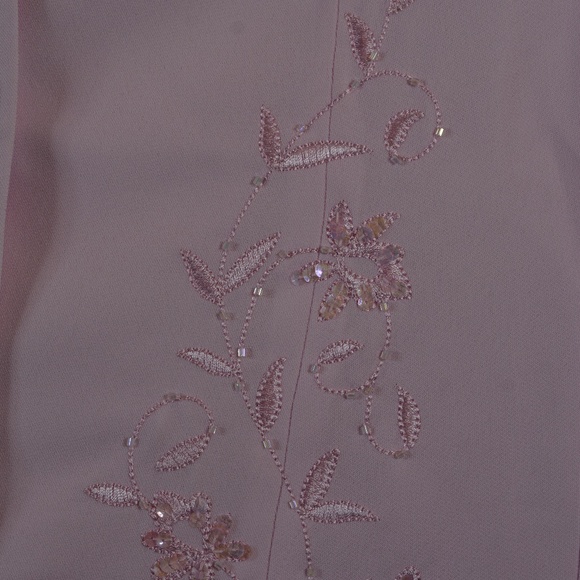 Tradition Petite Pink Embroidered/Beaded Skirt Suit SZ 16P NWOT - Picture 7 of 7
